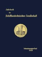 Jahrbuch di Schiffbautechnischen Gesellschaft edito da Springer Berlin Heidelberg