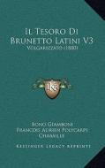 Il Tesoro Di Brunetto Latini V3: Volgarizzato (1880) di Bono Giamboni edito da Kessinger Publishing