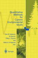 Quantitative Methods for Current Environmental Issues edito da Springer London