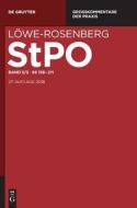 Löwe/Rosenberg. Die Strafprozeßordnung und das Gerichtsverfassungsgesetz Band 5. §§ 158-211 di Volker Erb, Kirsten Graalmann-Scheerer, Carl-Friedrich Stuckenberg edito da Gruyter, Walter de GmbH