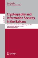 Cryptography and Information Security in the Balkans edito da Springer International Publishing