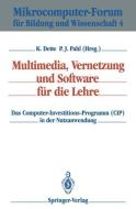 Multimedia, Vernetzung und Software für die Lehre edito da Springer Berlin Heidelberg