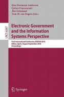 Electronic Government and the Information Systems Perspective edito da Springer-Verlag GmbH