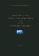 Mitteilungen aus den Forschungslaboratorien der Agfa Leverkusen-München di Agfa-Gevaert Gruppe edito da Springer Berlin Heidelberg