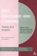 Text, Discourse and Corpora: Theory and Analysis di Michael Hoey, Michaela Mahlberg, Michael Stubbs edito da BLOOMSBURY 3PL