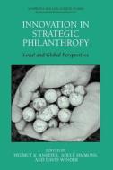 Innovation in Strategic Philanthropy edito da Springer US
