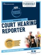 Court Hearing Reporter di National Learning Corporation edito da National Learning Corp