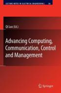 Advancing Computing, Communication, Control and Management edito da Springer-Verlag GmbH