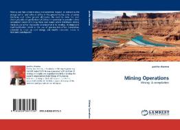 Mining Operations di partha sharma edito da LAP Lambert Acad. Publ.