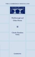 Marlborough and Other Poems di Charles Hamilton Sorley edito da Cambridge University Press