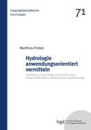 Hydrologie anwendungsorientiert vermitteln di Matthias Probst edito da readbox publishing GmbH