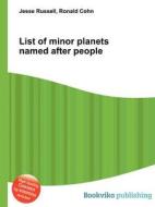 List Of Minor Planets Named After People edito da Book On Demand Ltd.