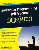 Beginning Programming With Java For Dummies di Barry Burd edito da John Wiley And Sons Ltd