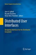 Distributed User Interfaces edito da Springer London Ltd