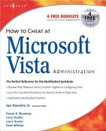 How to Cheat at Microsoft Vista Administration di Jan ((CCIE  Kanclirz edito da Syngress Media,U.S.