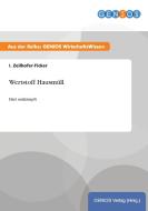 Wertstoff Hausmüll di I. Zeilhofer-Ficker edito da GBI-Genios Verlag