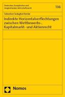 Indirekte Horizontalverflechtungen zwischen Wettbewerbs-, Kapitalmarkt- und Aktienrecht di Sebastian Sedaghat Kerdar edito da Nomos Verlagsges.MBH + Co