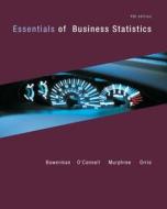 Loose Leaf Essentials of Business Statistics with Connect Plus di Bruce Bowerman, J. Burdeane Orris edito da Irwin/McGraw-Hill