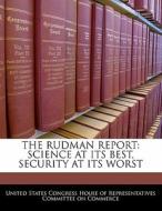 The Rudman Report edito da Bibliogov