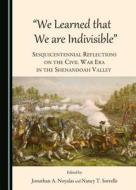 "We Learned That We Are Indivisible" edito da Cambridge Scholars Publishing