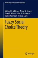 Fuzzy Social Choice Theory di Michael B. Gibilisco, Annie M. Gowen, Karen E. Albert, John N. Mordeson, Mark J. Wierman, Terry D. Clark edito da Springer-Verlag GmbH