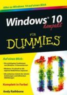 Windows 10 kompakt für Dummies di Andy Rathbone edito da Wiley VCH Verlag GmbH