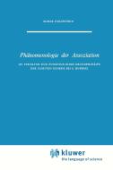 Phänomenologie der Assoziation di E. Holenstein edito da Springer Netherlands