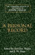 A Personal Record di Joseph Conrad edito da Cambridge University Press