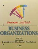 Business Organizations edito da Aspen Publishers