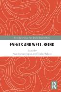 Events And Well-being edito da Taylor & Francis Ltd