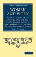 Women and Work di Emily Pfeiffer edito da Cambridge University Press