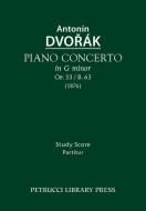 Piano Concerto, Op.33 / B.63 di Antonin Dvorak edito da Petrucci Library Press