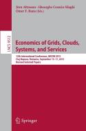 Economics of Grids, Clouds, Systems, and Services edito da Springer International Publishing