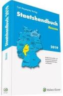 Staatshandbuch Hessen 2019 edito da Heymanns Verlag GmbH