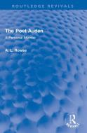 The Poet Auden di A. L. Rowse edito da Taylor & Francis Ltd