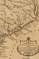1780 Map Of Georgia And South Carolina: di POETOSE PRESS edito da Lightning Source Uk Ltd