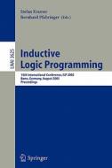 Inductive Logic Programming di S. Kramer edito da Springer Berlin Heidelberg
