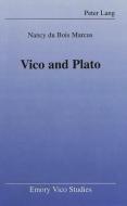Vico and Plato di Nancy du Bois Marcus edito da Lang, Peter