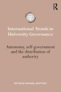 International Trends in University Governance di Michael Shattock edito da Taylor & Francis Ltd
