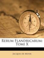 Rerum Flandricarum: Tomi X di Jacques De Meyer edito da Nabu Press