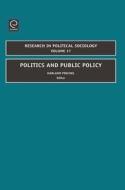 Politics and Public Policy edito da Emerald Group Publishing Limited