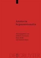 Analecta Septentrionalia: Beitrage Zur Nordgermanischen Kultur- Und Literaturgeschichte edito da Walter de Gruyter