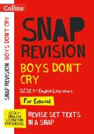 Boy's Don't Cry Edexcel GCSE 9-1 English Literature Text Guide di Collins GCSE edito da HarperCollins Publishers