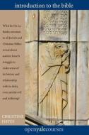 Introduction to the Bible di Christine  Elizabeth Hayes edito da Yale University Press