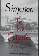 The 13 Culprits di Georges Simenon edito da Crippen & Landru Publishers