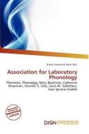 Association For Laboratory Phonology edito da Dign Press