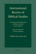 International Review of Biblical Studies, Volume 56 (2009-2010) di Ambassador Andrew Jacovides edito da BRILL ACADEMIC PUB