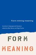 Form Miming Meaning edito da John Benjamins Publishing Co