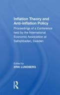 Inflation Theory-anti-in/h di George D. Lundberg edito da Taylor & Francis Ltd