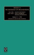 Research in the Sociology of Organizations di B. Bacharach Samuel B. Bacharach, Peter A. Bamberger, William J. Sonnenstuhl edito da Emerald Group Publishing Limited